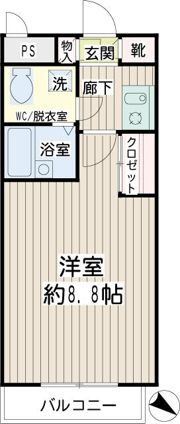 リヴェール川崎の間取り画像
