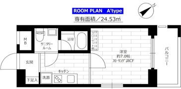 グランドコンシェルジュ立川の間取り画像