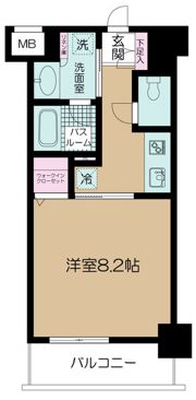 デュオステージ鷺ノ宮の間取り画像