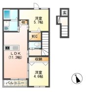 ソレイユの間取り画像