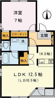 セレス代沢の間取り画像