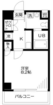 サニーハイマート下北沢の間取り画像