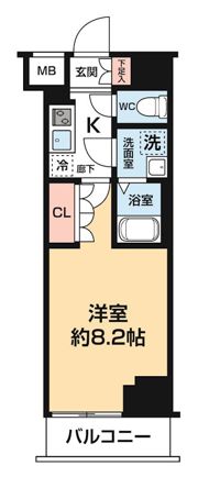 セジョリ新宿西落合の間取り画像