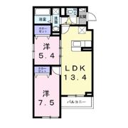 アンソレイユの間取り画像