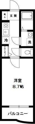チェリーコートつつじヶ丘の間取り画像