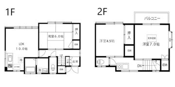 幡ヶ谷戸建の間取り画像