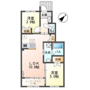 クレサンテームの間取り画像