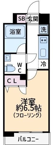 プレール・ドゥーク東京CANALの間取り画像