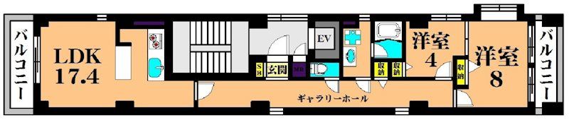 ラプンテシスヤマモトの間取り画像