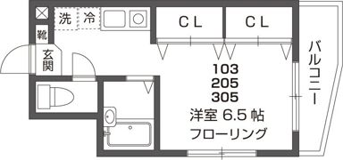 エクセル高輪の間取り画像