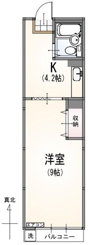 中野永谷マンションの間取り画像