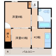 柳原マンションの間取り画像