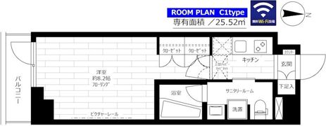 ステージグランデ新中野アジールコートの間取り画像