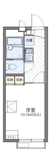 レオパレスカトレアの間取り画像