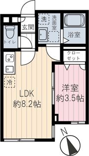 シェ ヌの間取り画像