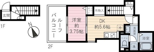 シェ ヌの間取り画像