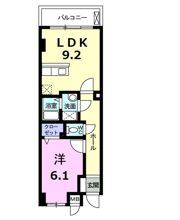 フラット リブの間取り画像