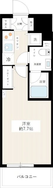 HY’s YOKOHAMA Feliceの間取り画像