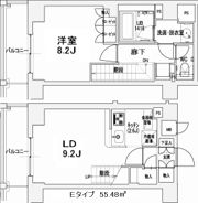 エスティメゾン王子の間取り画像