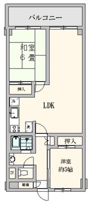 ビレッタ仲六郷の間取り画像