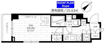 ステージグランデ蒲田アジールコートの間取り画像