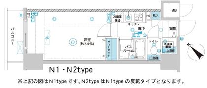 フェニックス横濱関内BAY GAIAの間取り画像