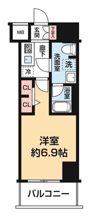 スパシエ東神奈川の間取り画像