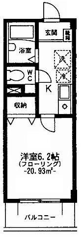 ソレイユマンション タニの間取り画像