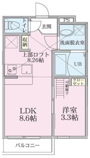 YMフラッツ横浜羽沢の間取り画像