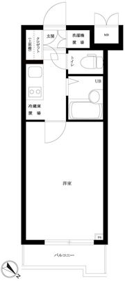ルーブル恵比寿サウスガーデンの間取り画像
