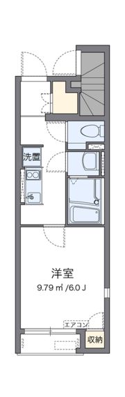 レオネクストsky blueの間取り画像