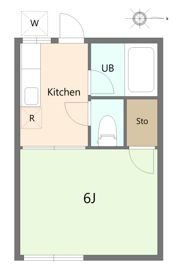 コーポ冨久屋の間取り画像