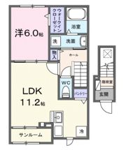 パフュームIIの間取り画像