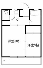 コーポむさしのの間取り画像