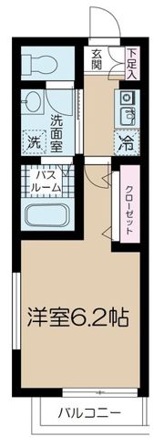 フェリーチェ高円寺Cの間取り画像