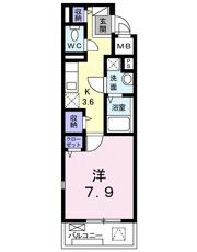 ラフレシール 新所沢の間取り画像