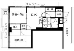 関東小滝橋第3マンションの間取り画像
