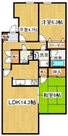 ランビニオンの間取り画像