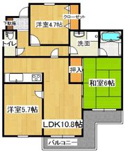 ランビニオンの間取り画像