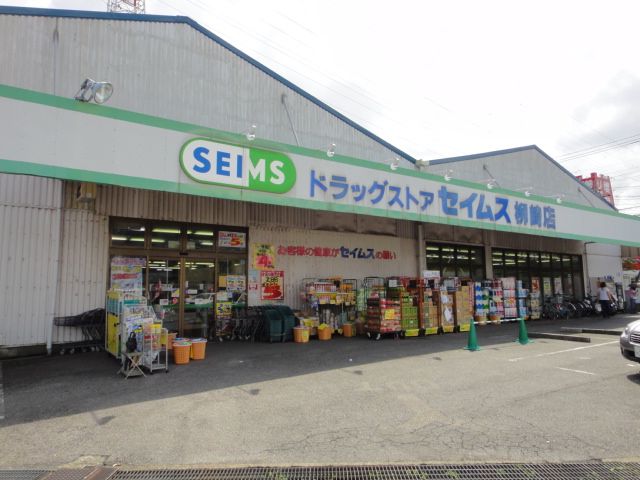 近くのドラッグセイムス柳崎店まで370m（徒歩5分）