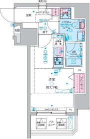 GENOVIA三郷駅前の間取り画像
