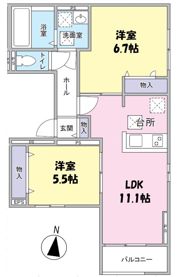 Elegante Serenoの間取り画像