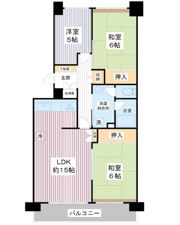 入船西エステート5号棟の間取り画像