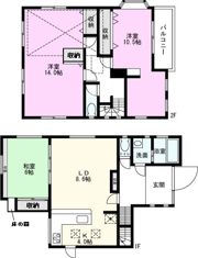 河原塚バレーの間取り画像