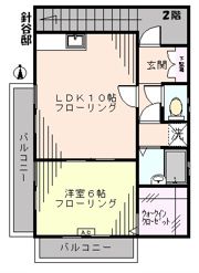 針谷邸の間取り画像
