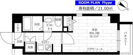 ステージファースト池袋アジールコートの間取り画像