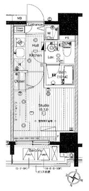 ガーラ・シティ渋谷南平台の間取り画像