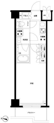 ルーブル武蔵小杉六番館の間取り画像