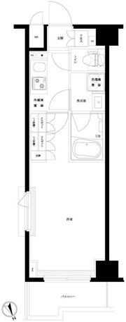 ルーブル川崎中丸子弐番館の間取り画像