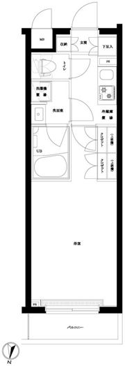ルーブル赤羽台の間取り画像